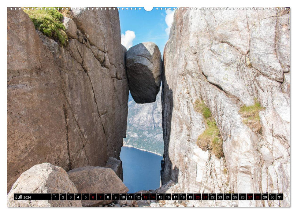 Norwegen - Unterwegs am Lysefjord (CALVENDO Premium Wandkalender 2024)