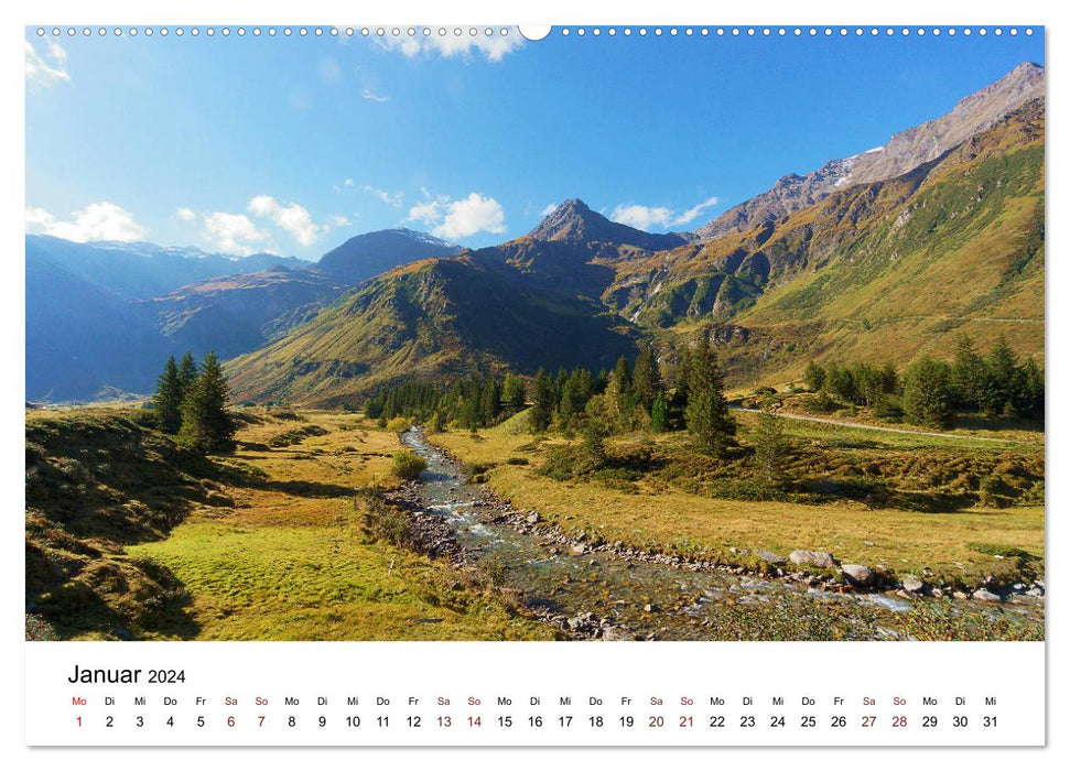 Die Gasteiner Berge - Im Spätsommer (CALVENDO Premium Wandkalender 2024)