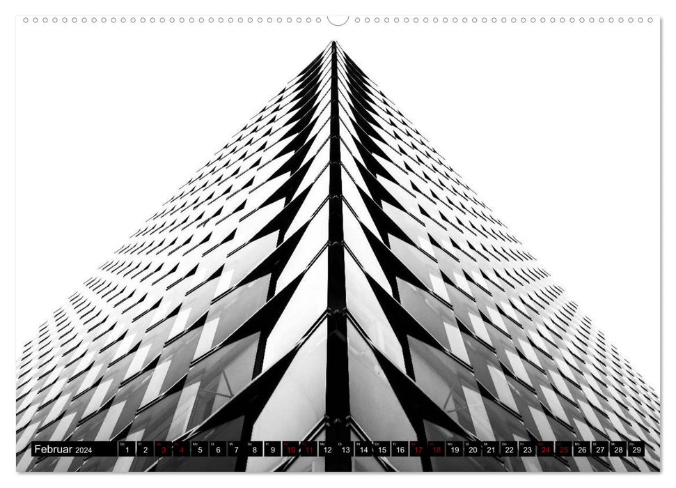 Architektur - Ansichten, Blickwinkel, Perspektiven (CALVENDO Premium Wandkalender 2024)