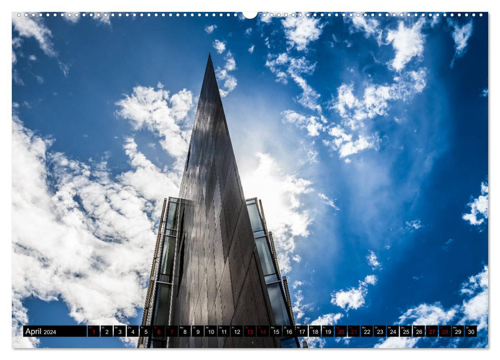 Architektur - Ansichten, Blickwinkel, Perspektiven (CALVENDO Premium Wandkalender 2024)