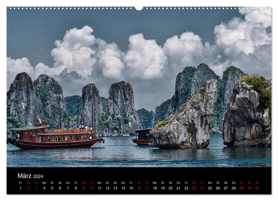 Guten Morgen, Vietnam! (CALVENDO Wandkalender 2024)