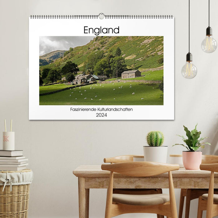 Angleterre - Paysages culturels fascinants (Calendrier mural CALVENDO 2024) 