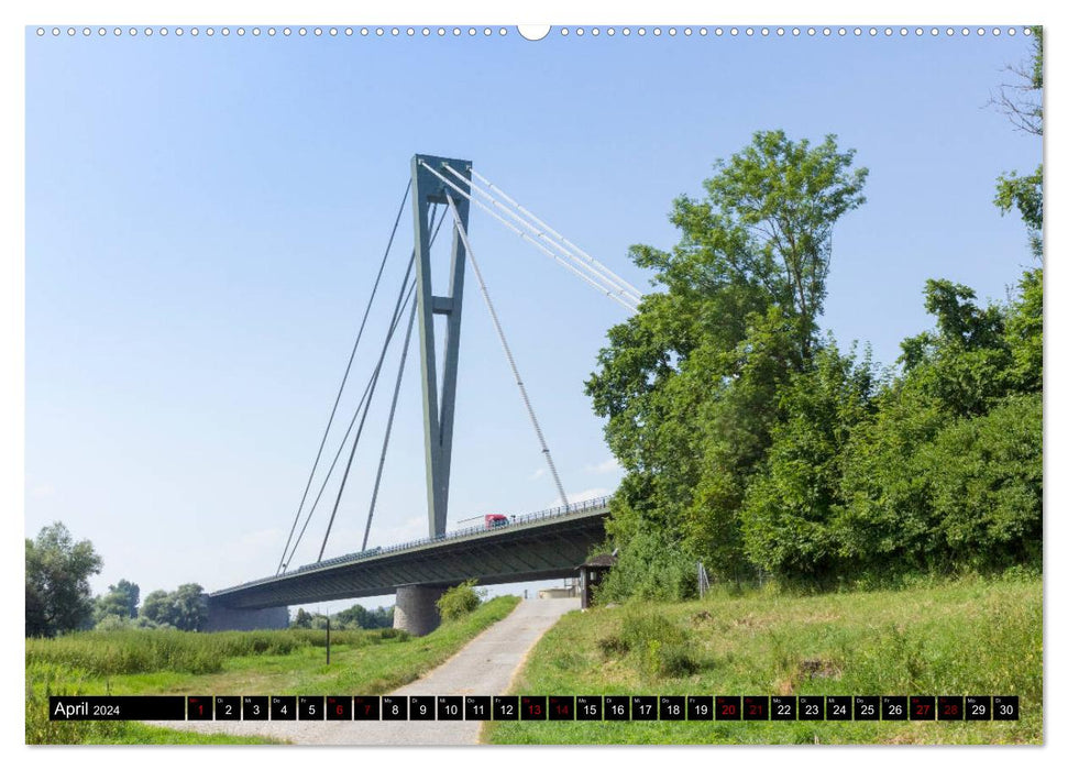 Brücken im deutschsprachigen Raum (CALVENDO Premium Wandkalender 2024)