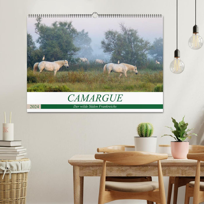 Camargue - Le sud sauvage de la France (Calendrier mural CALVENDO 2024) 