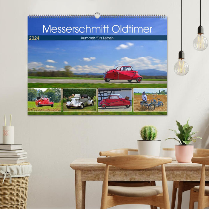 Messerschmitt Oldtimer - Kumpels fürs Leben (CALVENDO Wandkalender 2024)