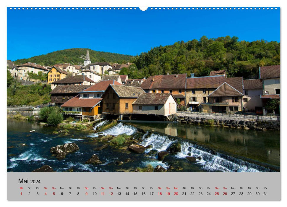 Zauberhaftes Franche Comté (CALVENDO Premium Wandkalender 2024)