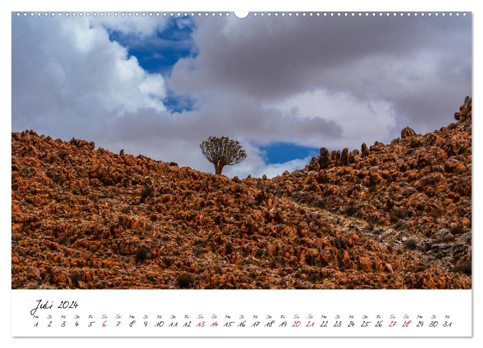 Namibia - gemalt aus Sand und Wind (CALVENDO Premium Wandkalender 2024)