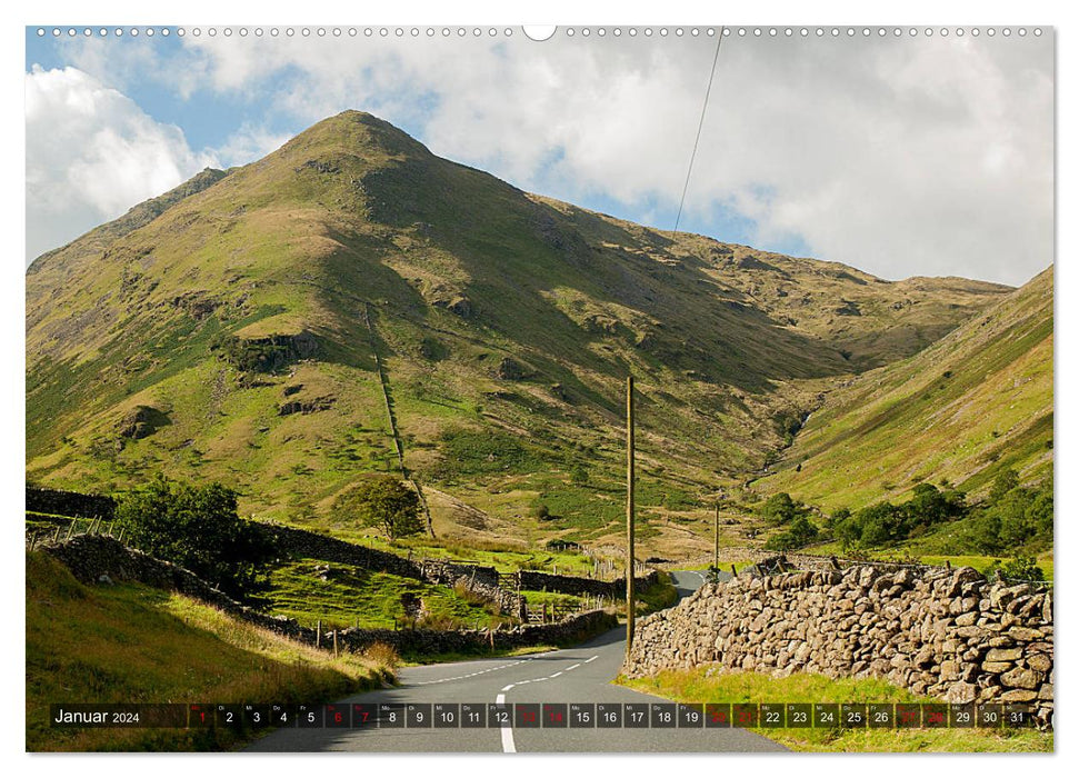 Lake District - Incursions dans un paradis anglais (Calendrier mural CALVENDO 2024) 