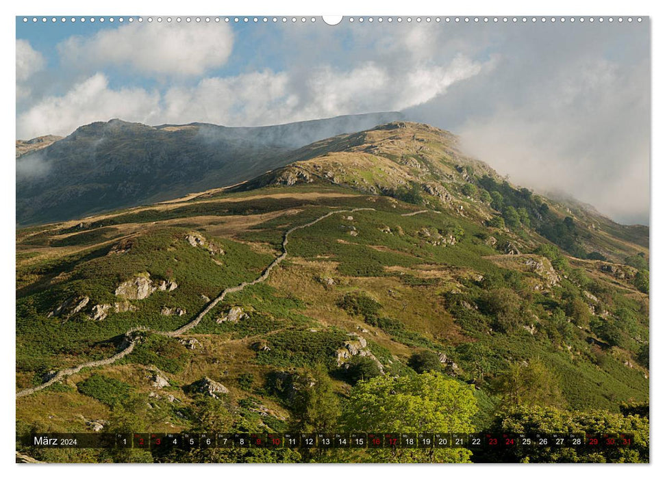 Lake District - Incursions dans un paradis anglais (Calendrier mural CALVENDO 2024) 