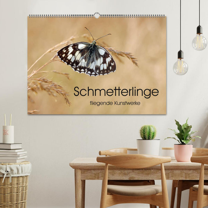 Schmetterlinge - fliegende Kunstwerke (CALVENDO Wandkalender 2024)