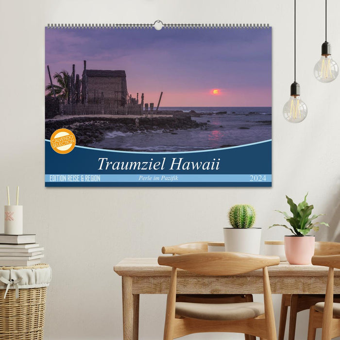 Dream destination Hawaii - Pearl in the Pacific (CALVENDO wall calendar 2024) 