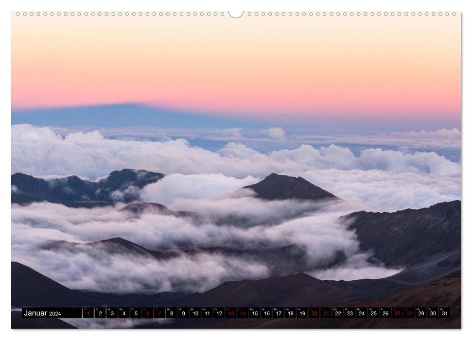 Traumziel Hawaii - Perle im Pazifik (CALVENDO Wandkalender 2024)