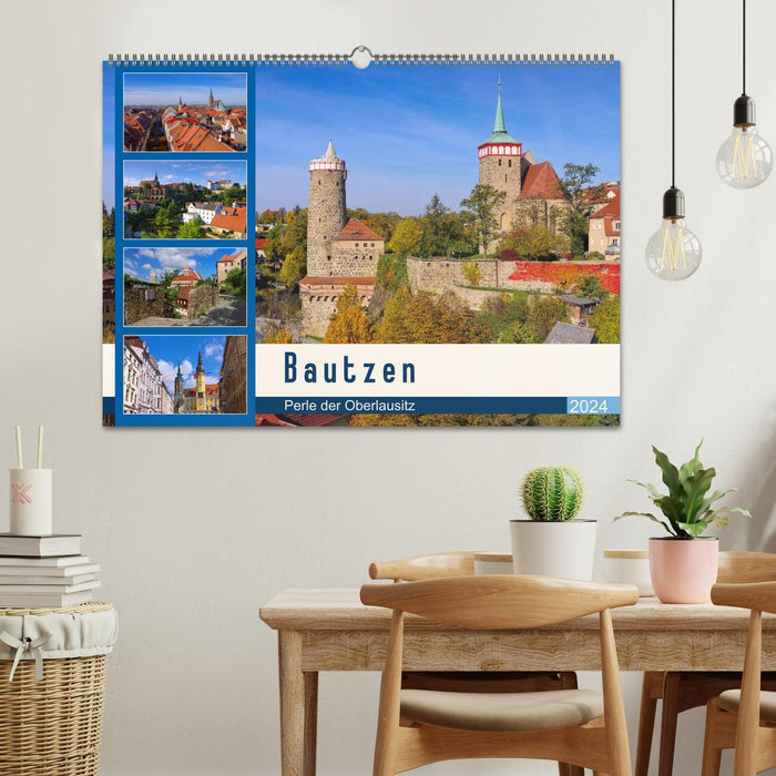 Bautzen - Perle de Haute-Lusace (Calendrier mural CALVENDO 2024) 