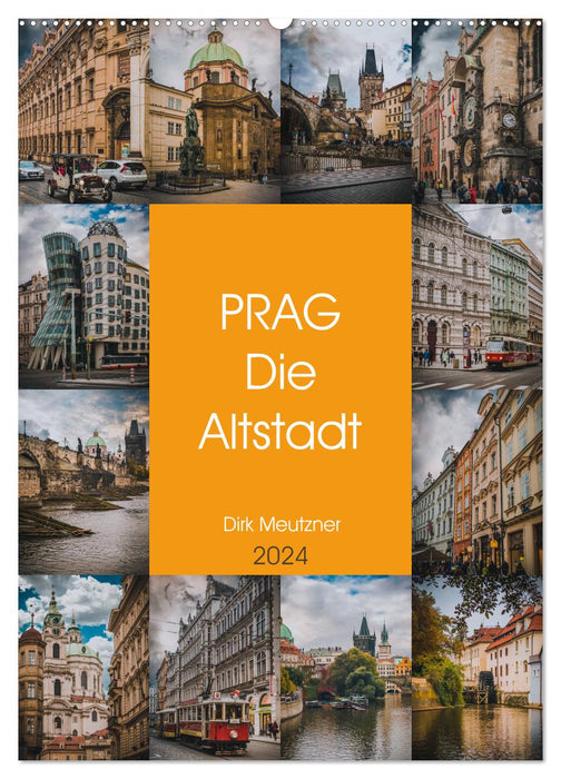Prague - La Vieille Ville (Calendrier mural CALVENDO 2024) 