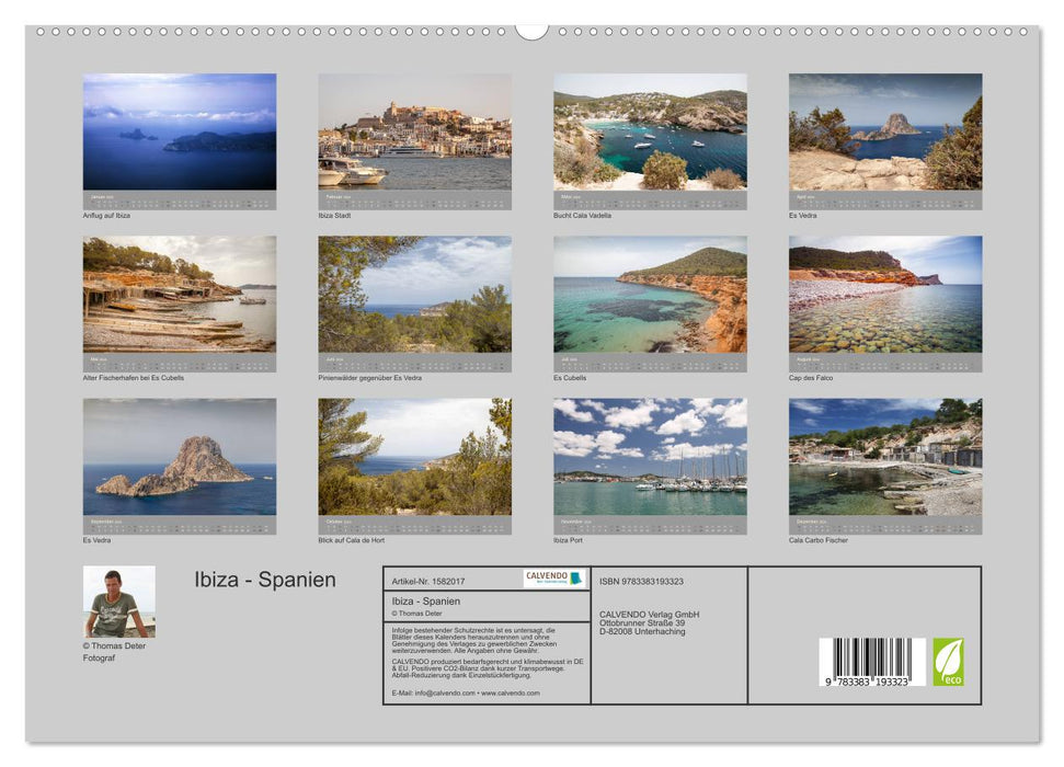 Ibiza - Spanien (CALVENDO Premium Wandkalender 2024)