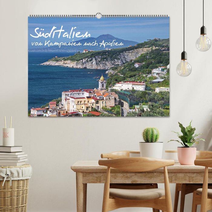 Southern Italy - From Campania to Apulia (CALVENDO wall calendar 2024) 