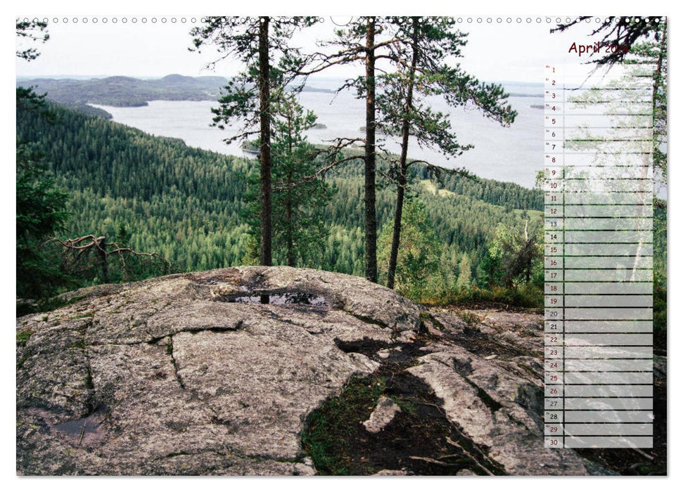 La beauté brute de la Finlande (Calvendo Premium Wall Calendar 2024) 
