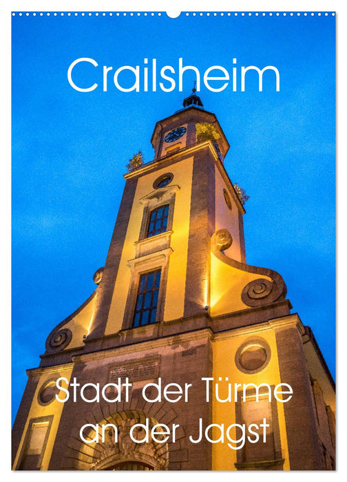 Crailsheim - Ville des Tours sur le Jagst (Calendrier mural CALVENDO 2024) 