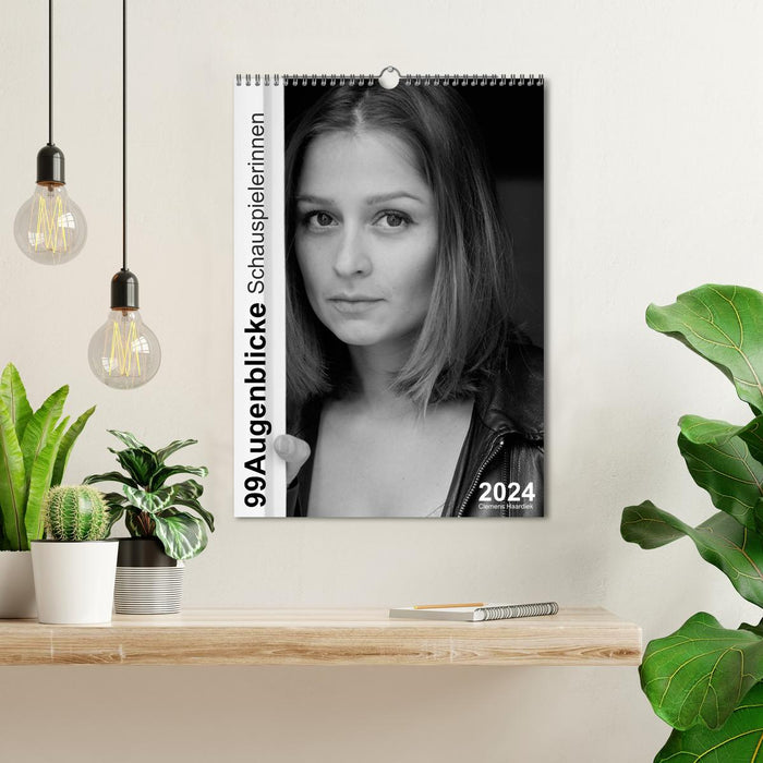 Clemens Haardiek: 99 moments - actresses (CALVENDO wall calendar 2024) 