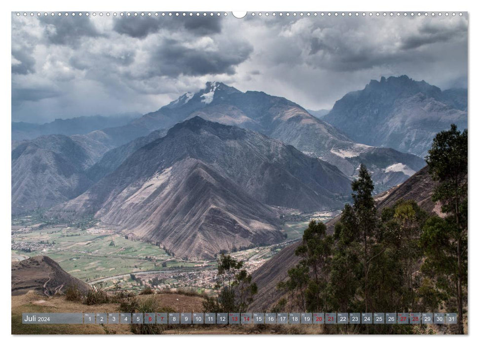 In den Anden von Peru - Fazinierende Bergwelt (CALVENDO Premium Wandkalender 2024)