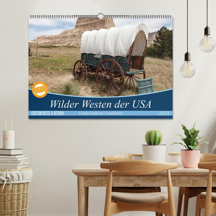 Wild West USA (Calendrier mural CALVENDO 2024) 