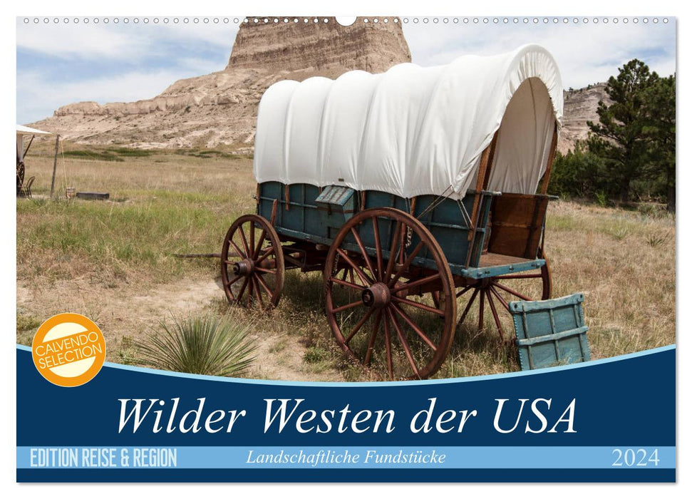 Wild West USA (Calendrier mural CALVENDO 2024) 