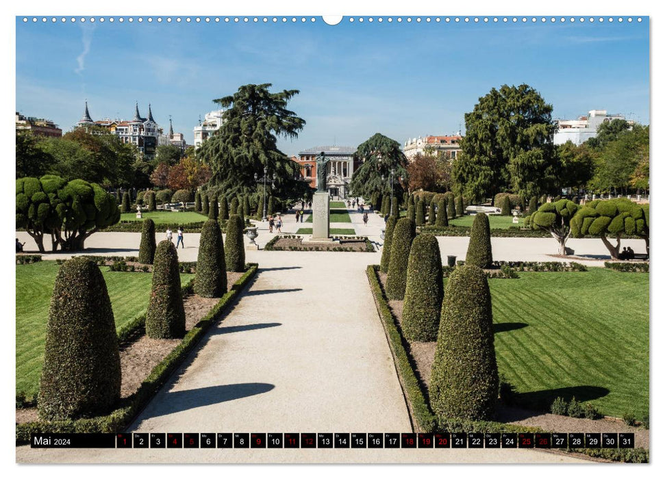 Madrid - Stadtansichten (CALVENDO Premium Wandkalender 2024)