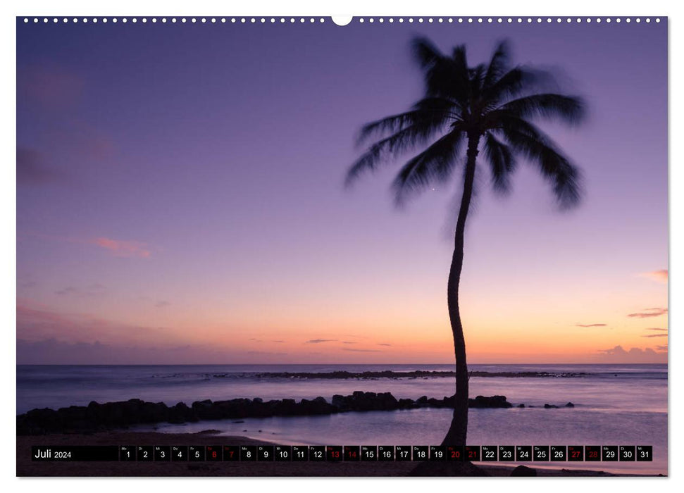 Traumziel Hawaii - Perle im Pazifik (CALVENDO Premium Wandkalender 2024)