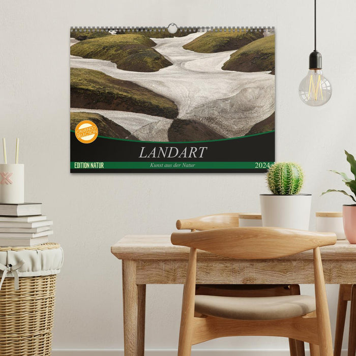 Landart - art de la nature (calendrier mural CALVENDO 2024) 