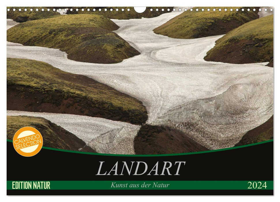 Landart - art from nature (CALVENDO wall calendar 2024) 
