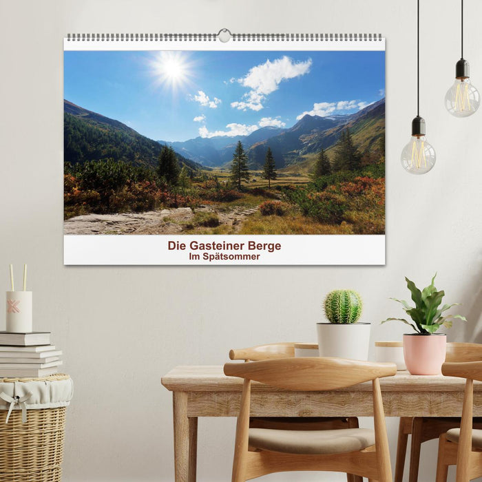 Die Gasteiner Berge - Im Spätsommer (CALVENDO Wandkalender 2024)