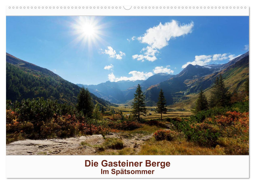 The Gastein Mountains - In Late Summer (CALVENDO Wall Calendar 2024) 