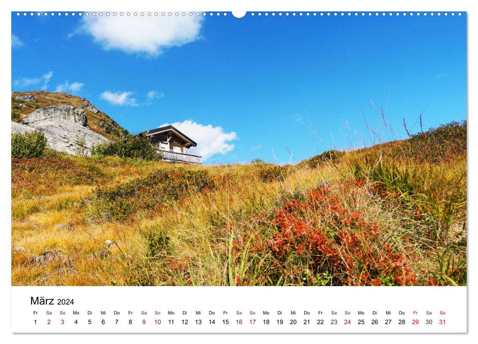 The Gastein Mountains - In Late Summer (CALVENDO Wall Calendar 2024) 