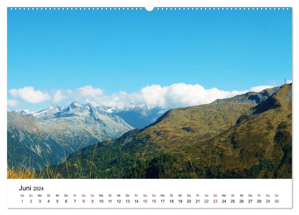 The Gastein Mountains - In Late Summer (CALVENDO Wall Calendar 2024) 