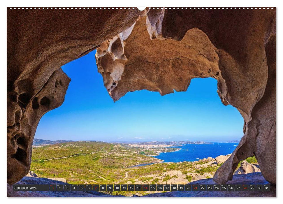 Sardinia - dream beaches on the Mediterranean (CALVENDO Premium Wall Calendar 2024) 