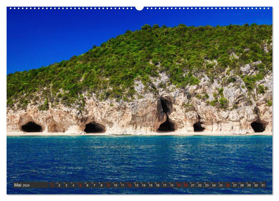 Sardinia - dream beaches on the Mediterranean (CALVENDO Premium Wall Calendar 2024) 