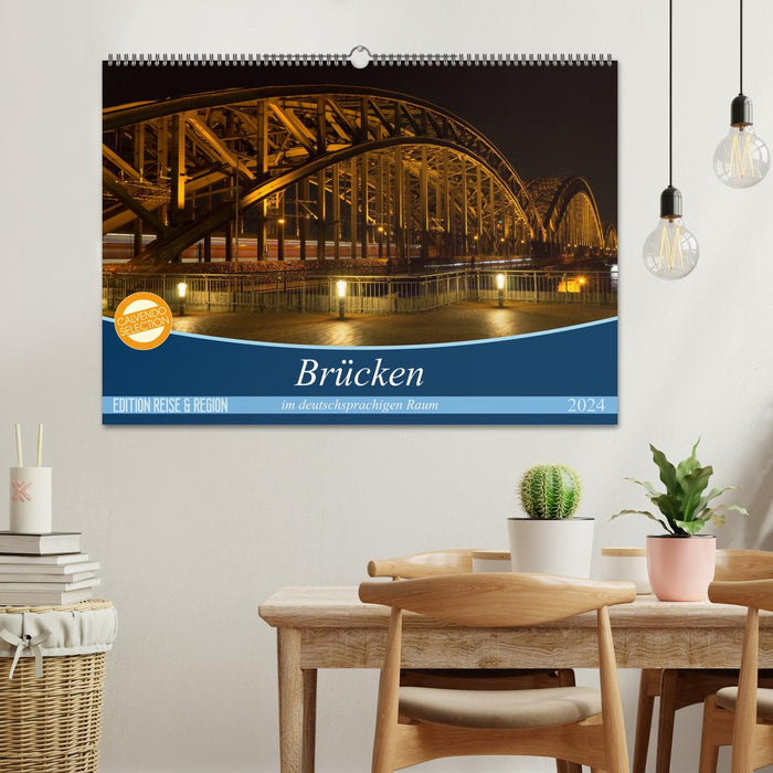 Bridges in German-speaking countries (CALVENDO wall calendar 2024) 