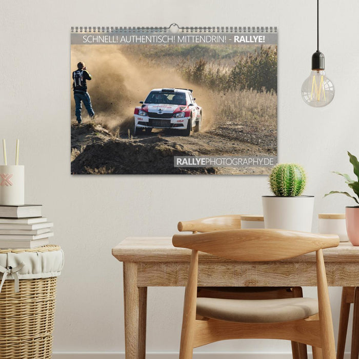 FAST! AUTHENTIC! IN THE MIDDLE! - RALLY! (CALVENDO wall calendar 2024) 