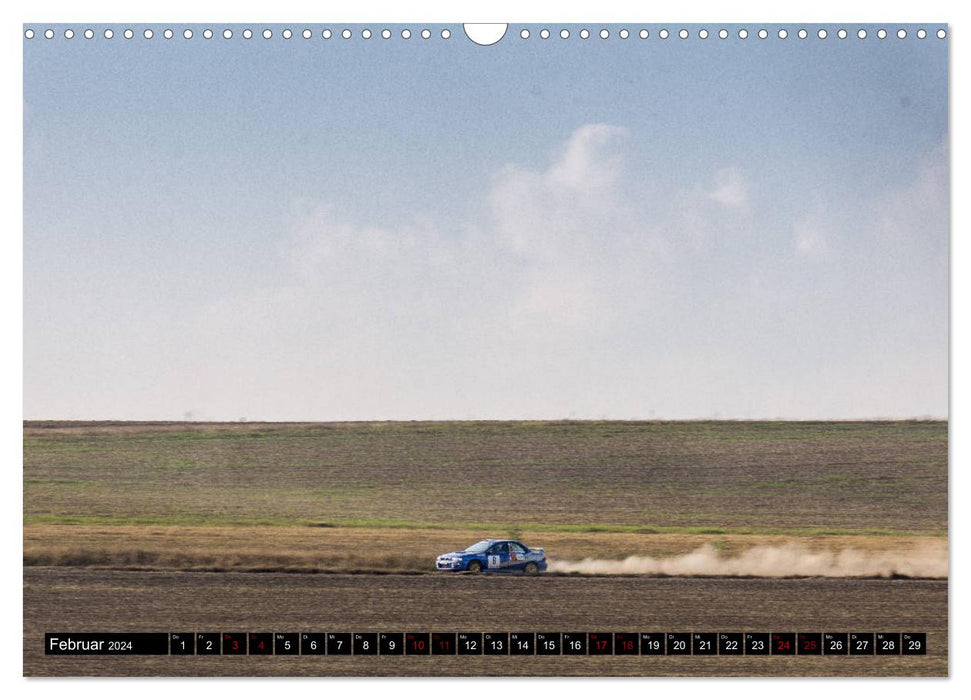 FAST! AUTHENTIC! IN THE MIDDLE! - RALLY! (CALVENDO wall calendar 2024) 