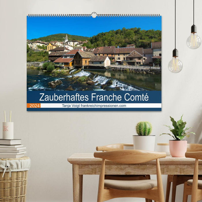 Franche Comté Magique (Calendrier mural CALVENDO 2024) 