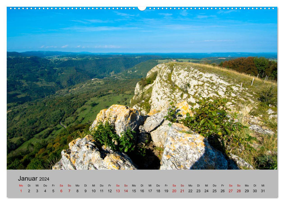 Franche Comté Magique (Calendrier mural CALVENDO 2024) 