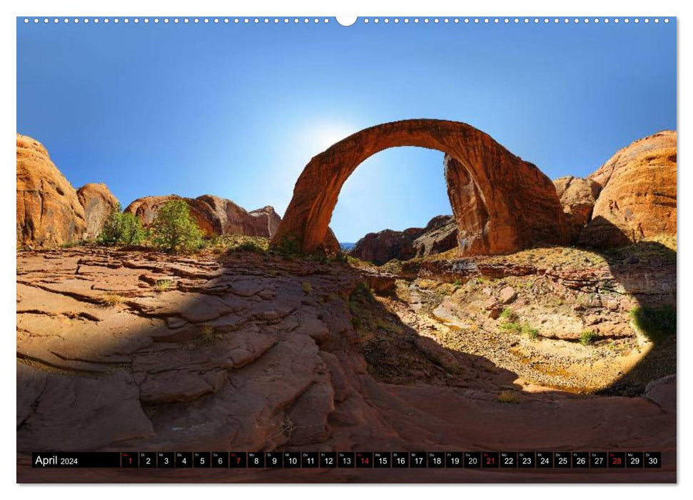 USA Monuments - landscapes that impress (CALVENDO wall calendar 2024) 