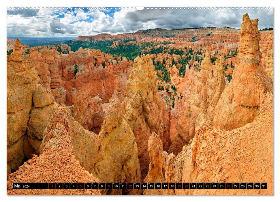 USA Monuments - landscapes that impress (CALVENDO wall calendar 2024) 