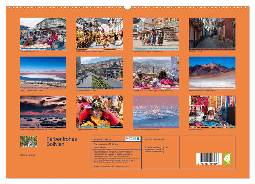 Colorful Bolivia (CALVENDO Premium Wall Calendar 2024) 