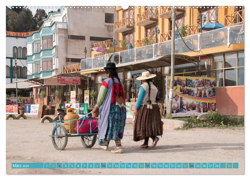 Bolivie colorée (Calvendo Premium Wall Calendar 2024) 