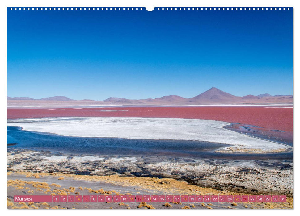 Farbenfrohes Bolivien (CALVENDO Premium Wandkalender 2024)