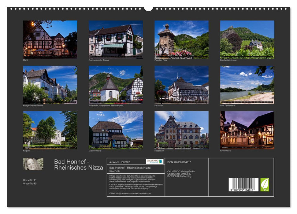 Bad Honnef - Rheinisches Nizza (CALVENDO Premium Wandkalender 2024)