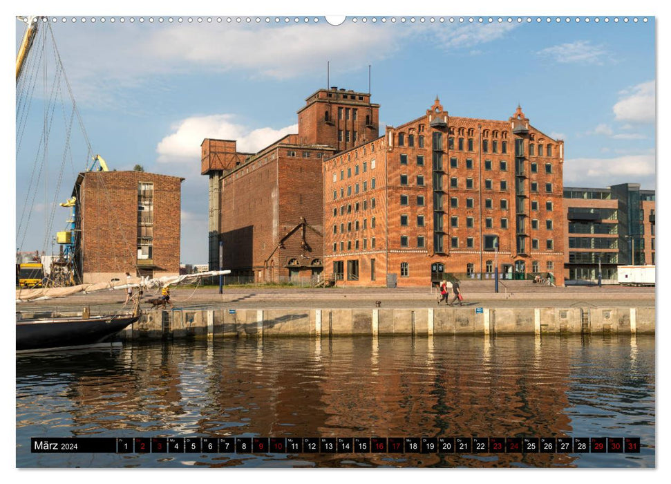 Hanseatic City of Wismar (CALVENDO wall calendar 2024) 