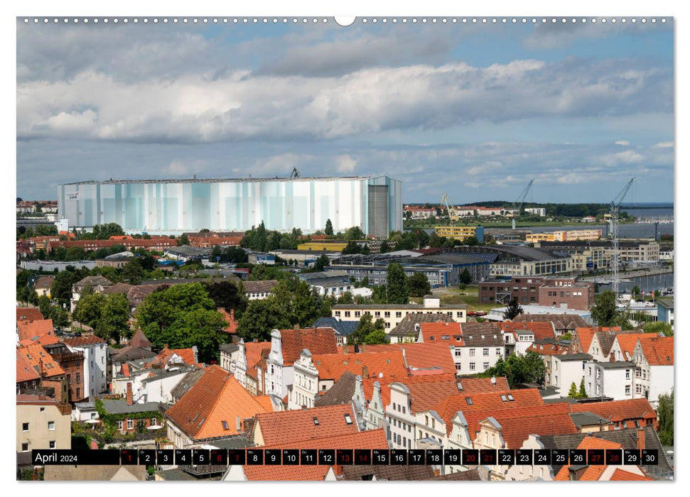 Hanseatic City of Wismar (CALVENDO wall calendar 2024) 