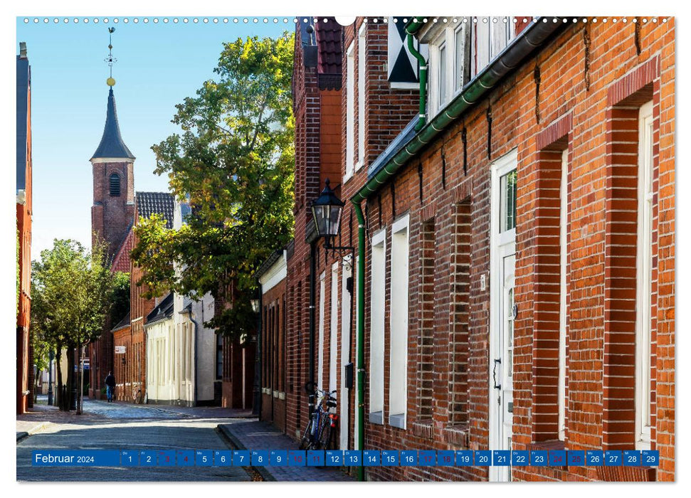 Empty - The gateway to East Frisia (CALVENDO Premium Wall Calendar 2024) 